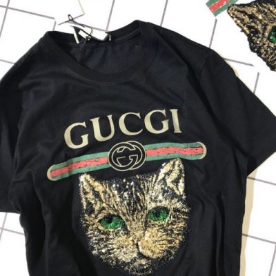 116Y GUCCI Sparkling Cat Shirt