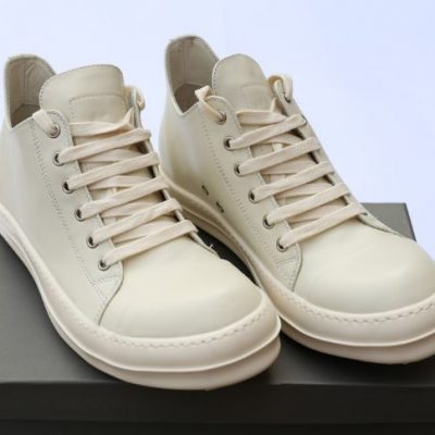 Rick Owens Ramones Low Tops Leather