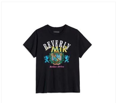 Beverly Hills Tee Black/White