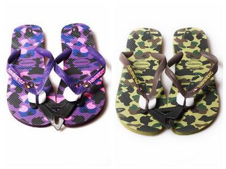 Bape Camoflauge Flip Flops/Slides