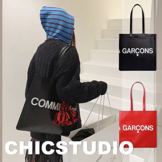 CDG Leather Tote Bag