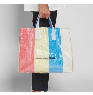 CDG PVC Multicolor Tote