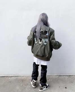 CDG x Stussy 40Th Anniversary Ma-1 Bomber Jacket From Hlutir (Pre-Sale)