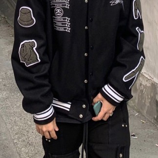 CDG x Stussy Varsity Jacket