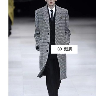 Celine Houndstooth Coat