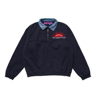 CPFM Green Flash Denim Half Zip Fleece (2019)
