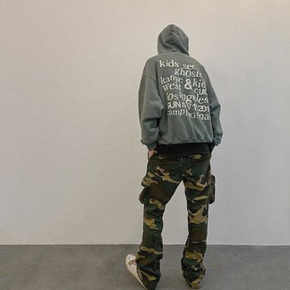 CPFM Kids See Ghosts KSG Hoodie Glacier (2018)