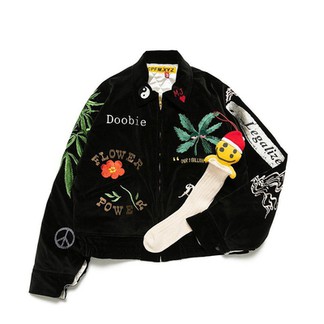 CPFM “Legalize it” Velvet Coach Jacket