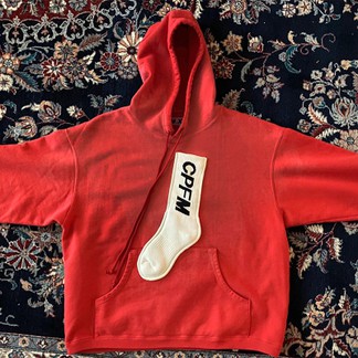 CPFM Sock Hoodie (Red) (2019)