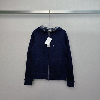 Dior Navy Blue Cotton Knit And Cashmere