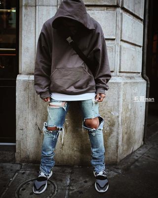 FOG Henley Hoodie (Season 6) (Black/Green/Grey)