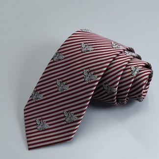 Gucci Diagonal Stripe Bee Tie