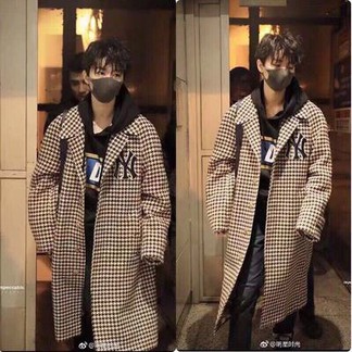 Gucci NY Yankees Houndstooth Coat