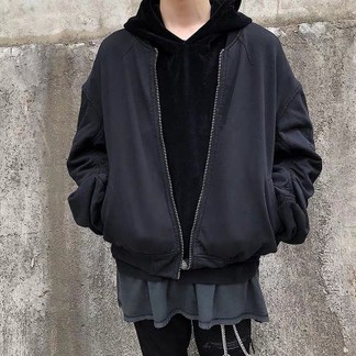 Heider Ackermann Black Perth Bomber Jacket