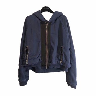 Heider Ackermann Dual Layer Zip Hooded Bomber (FW14)