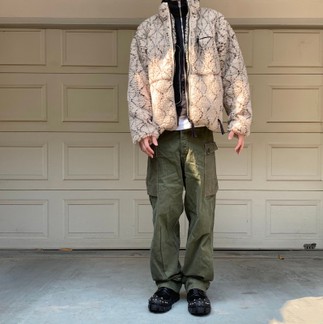 Kapital Do-Gi Sashiko Boa Fleece Jacket From Tens