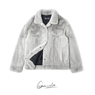 Louis Vuitton Inspired Mink Fur Jacket