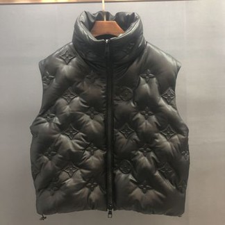 Louis Vuitton Monogram Boyhood Puffer Leather Gilet