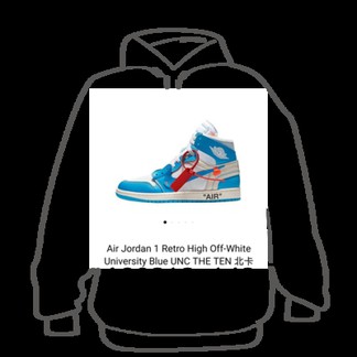 Nike x Off-White Air Jordan 1 UNC Retro High (AQ0818-148)