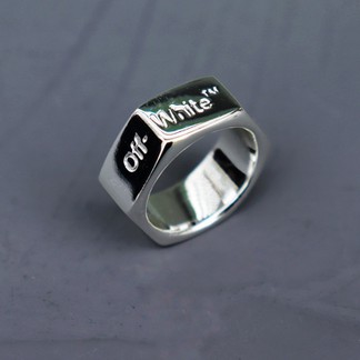 Off-White Hex-Nut Ring