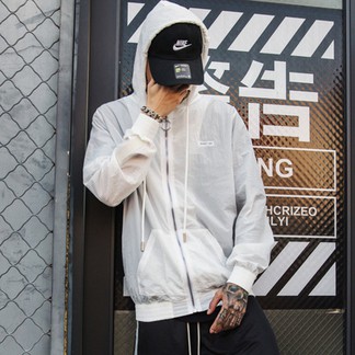 Off-White Transparent Windbreaker