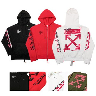 Off-White Zip-Up Hoodie