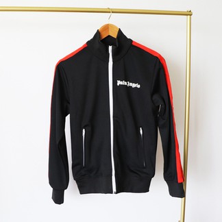 Palm Angels Track Jacket (Black/Red)