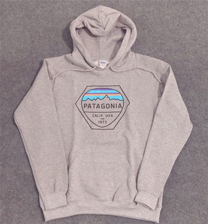 Patagonia Flitz Roy Hex Hoodie (Gray)