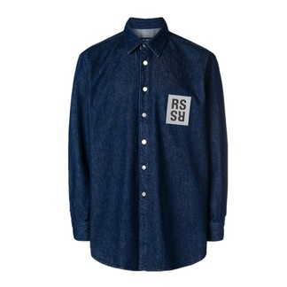 Raf Simons Blue Denim Patch Shirt