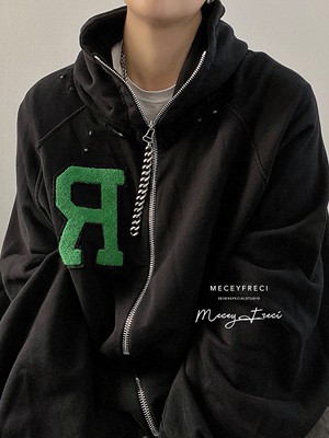Raf Simons “I Love Youth” Zip-Up Hoodie