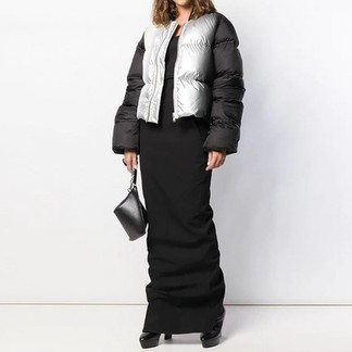 Rick Owen Cropped Puffer Jacket