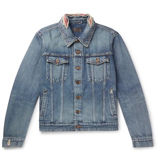 SLP Distressed Handkerchief Denim Jacket (SS19)
