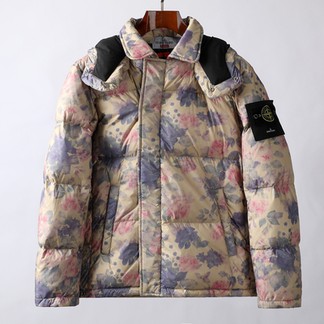 Stone Island x Supreme 17Fw Lamy Cover Stampato Puffy Jacket (Flower Down Jacket) For 850Â¥
