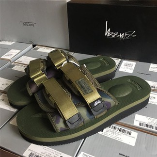 Suicoke x Stussy Moto-Cab Slides