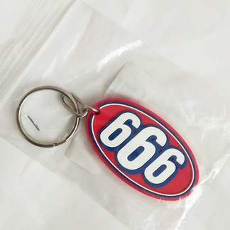 Supreme 666 Keychain (SS17)