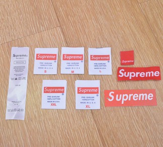 Supreme Clothing Tags