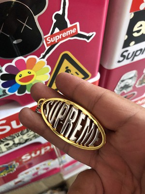 Supreme Oval Keychain (SS17)