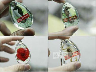Supreme Rose/Scorpion/Seahorse keychains (SS16)