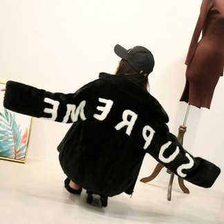 Supreme Ss17 Faux Fur Bomber Jacket
