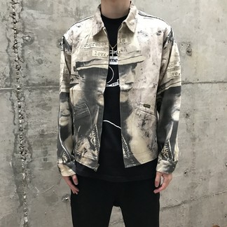 Supreme “Supreme is Love” Jacket (Stone/Olive)