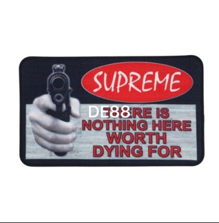 Supreme “There Is Nothing Here Worth Dying For” Welcome Mat (Fw17)