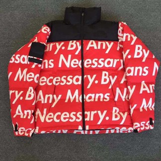 Supreme x TNF Nuptse Jacket (Bamn, Leaves, Fur)
