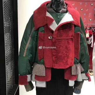 Undercover Bomber Jacket w/ Genuine Shearling Trim